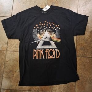 Pink Floyd- 1973 Dark Side Of The Moon Tour-Graphic Black Tee